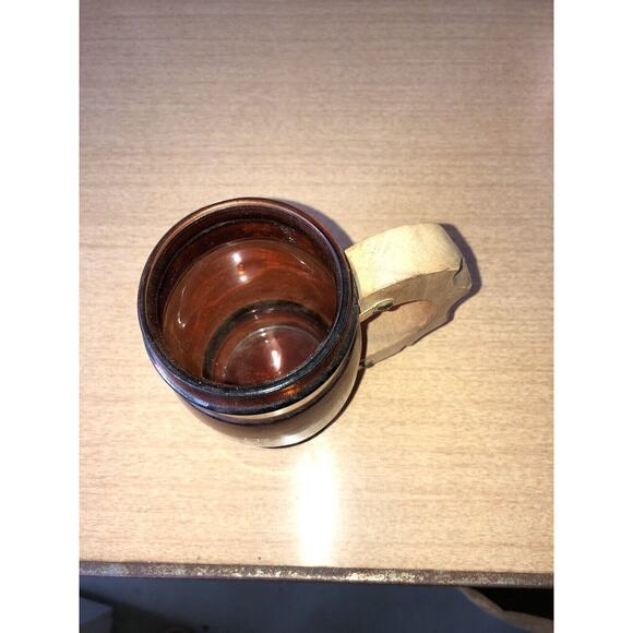 Vintage Siesta Ware Amber Glass Beer Hound Mug USA‎ Chicopee Mass ARW Ranch? - Picture 2 of 4